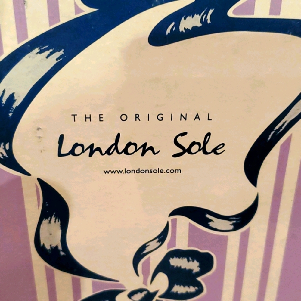 London Sole blk ballet flats sz37